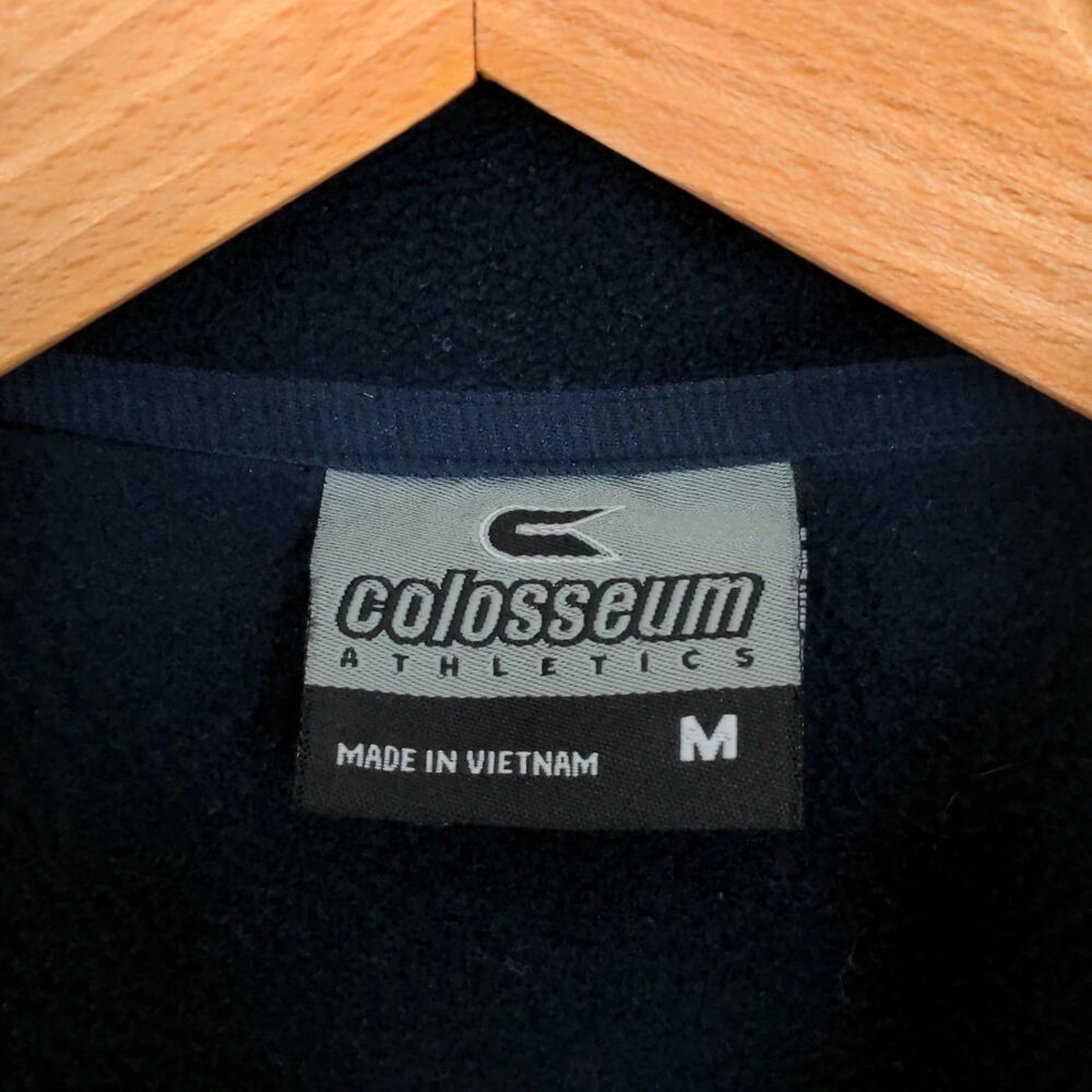 Colosseum Penn State University Fleece Jacket Men's Medium Blue Gray Full Zip - Picture 5 of 8